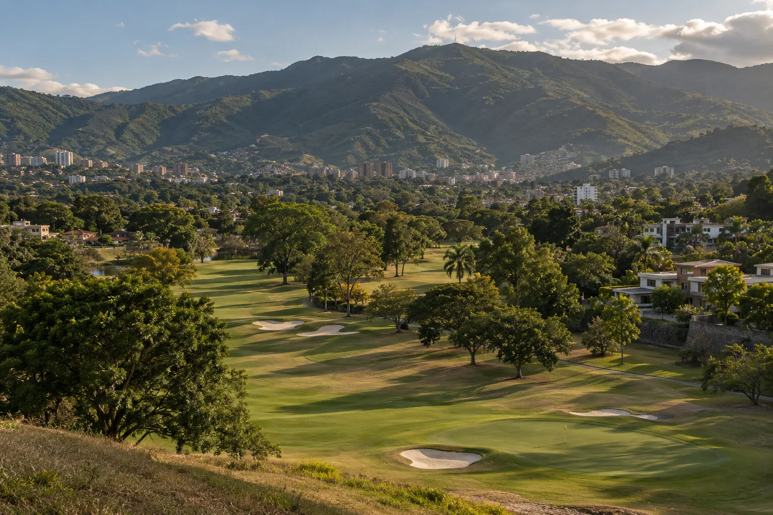 Fairway with mountain views